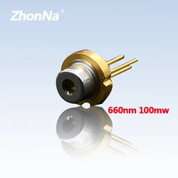 660nm 100mw Laser Diode Module RED Number ZN-LDR-003  ​​DIY  Optic Sensor Light Emitting Tube LED Electronic  Desi Package: TO56