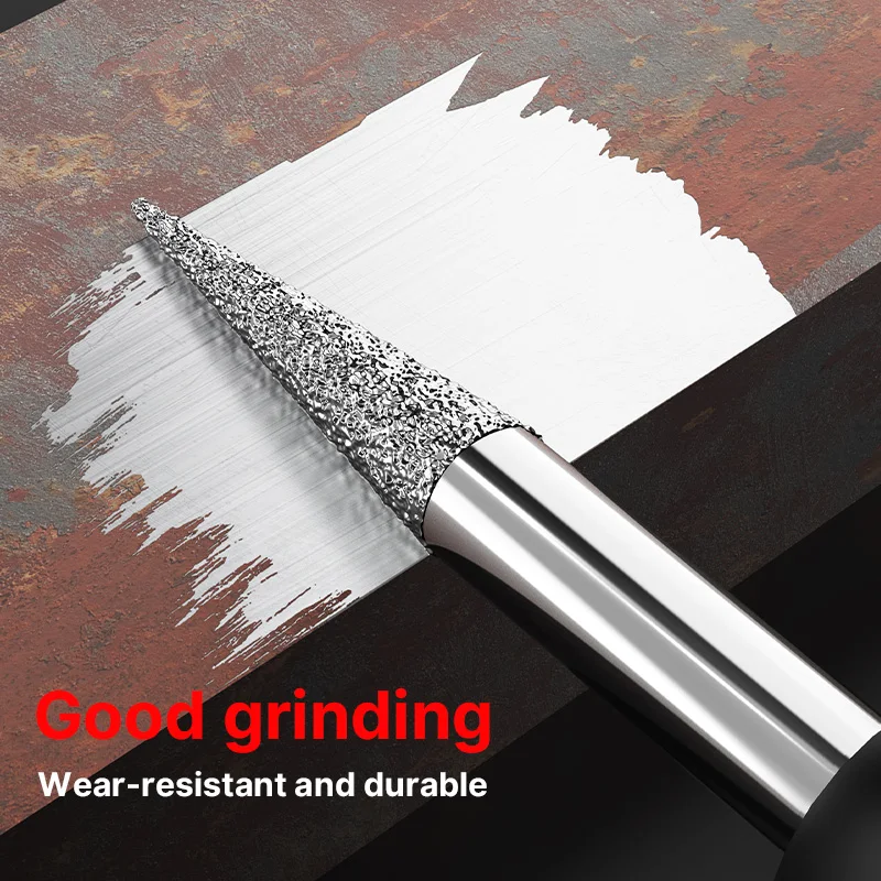 30 قطعة مجموعة لدغ الماس لأداة دوارة طحن النقش نحت تلميع بت للزجاج اليشم حجر المعادن مع صندوق تخزين