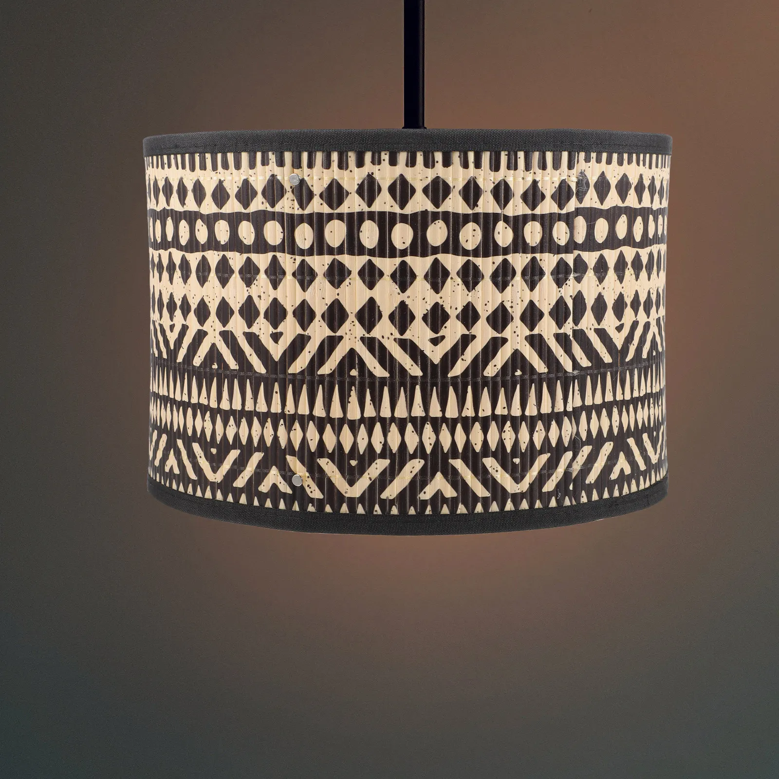 

Bamboo Lamp Shade Drum Style Vintage Woven Pendant Light Shade for Home Hotel Restaurant Homestay Table Lamp Decoration