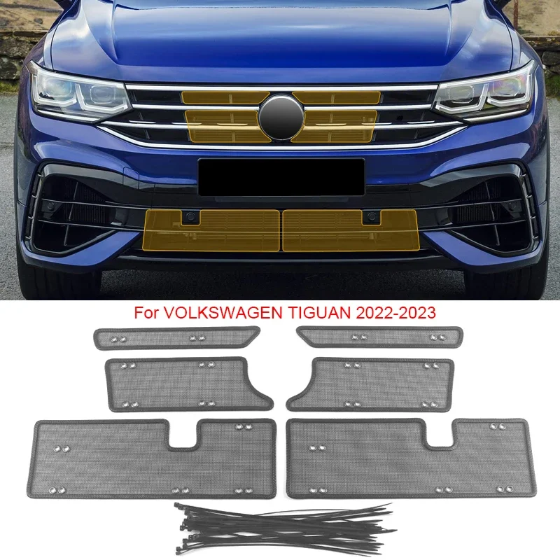 

Автомобильный защищенный от насекомых для VOLKSWAGEN GOLF ID.3 ID.4 ID.5 ID.7 JETTA A7 POLO TIGUAN T-ROC, крышка воздухозаборника, сетка-аксессуар