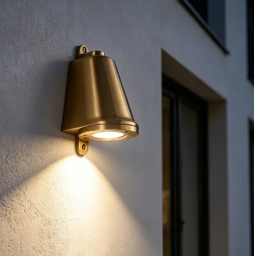 Outdoor Retro Industrial Style Clothing Store Entrance Sign Wall Light Coffee Exterior Single Head Wash Light