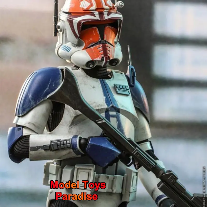 

Original HotToys HT TMS065 1/6 Collectible Figure Captain Vaughn Star Wars：The Clone Wars Soldier 12'' Action Figure Model Gifts