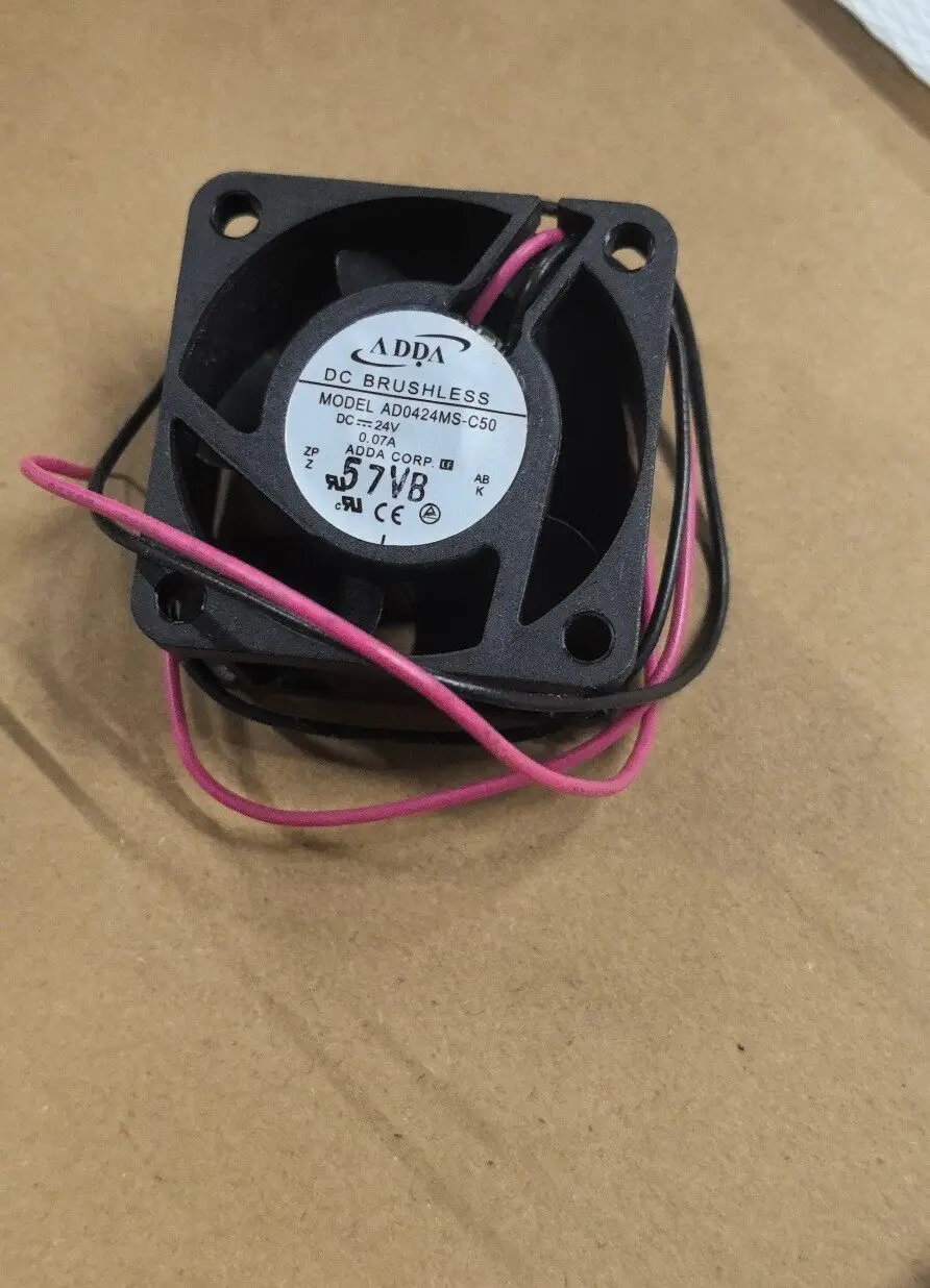 

Оригинальный вентилятор охлаждения AD0424MS-C50 DC24V 0.07A 4020, двухпроводной