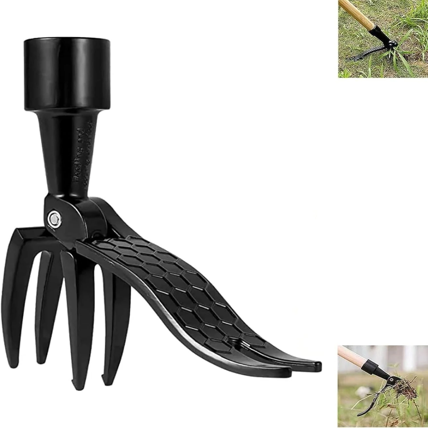 New Detachable Weed Puller, Standing Weed Puller and  Remover, Weed Puller Tool with Long Handle, Dandelion Weed Puller Tool, We