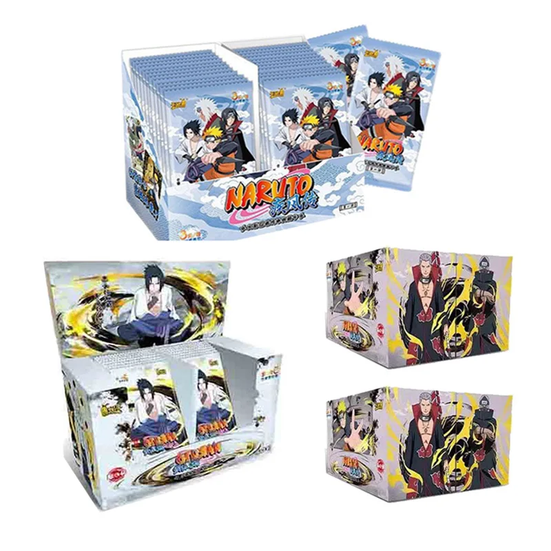 

Wholesales Naruto Collection Cards Kayou Naruto Chapter Of Fighting 1box Tier3 Wave1/2/3/4 Anime Playing Cards