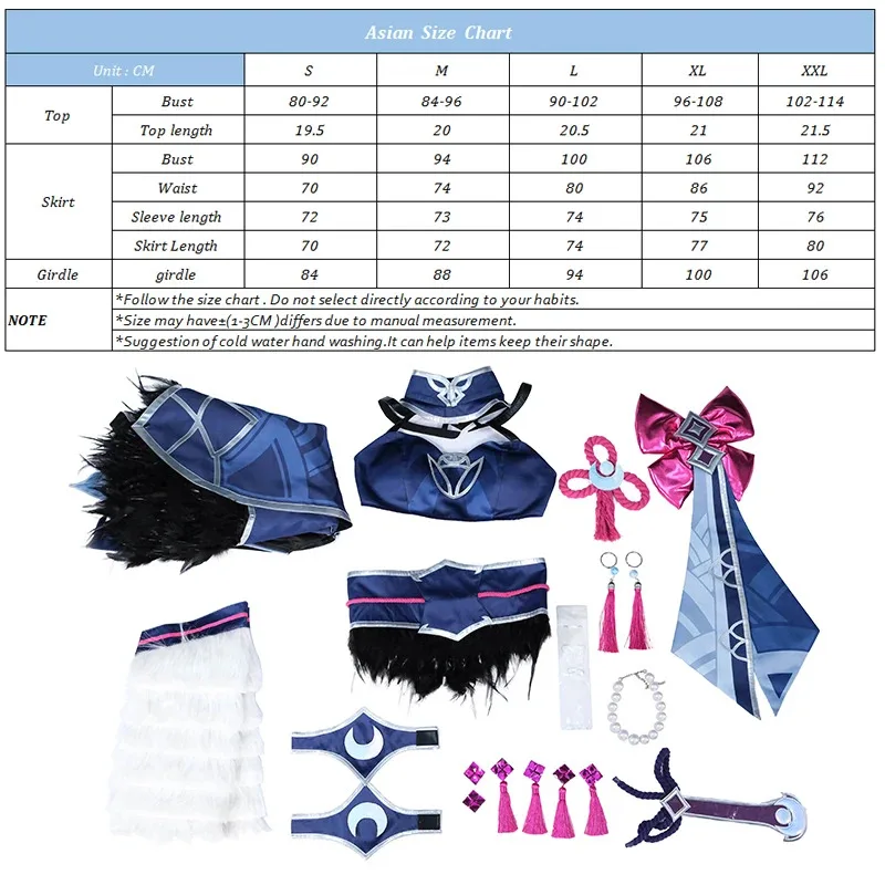 ROLECOS LOL Snow Moon Ahri Strój Cosplay Gra LOL Dziewięcioogoniasty Demon Lis Ahri Kostium Halloween Damski Pluszowe Nakładki na Stopy