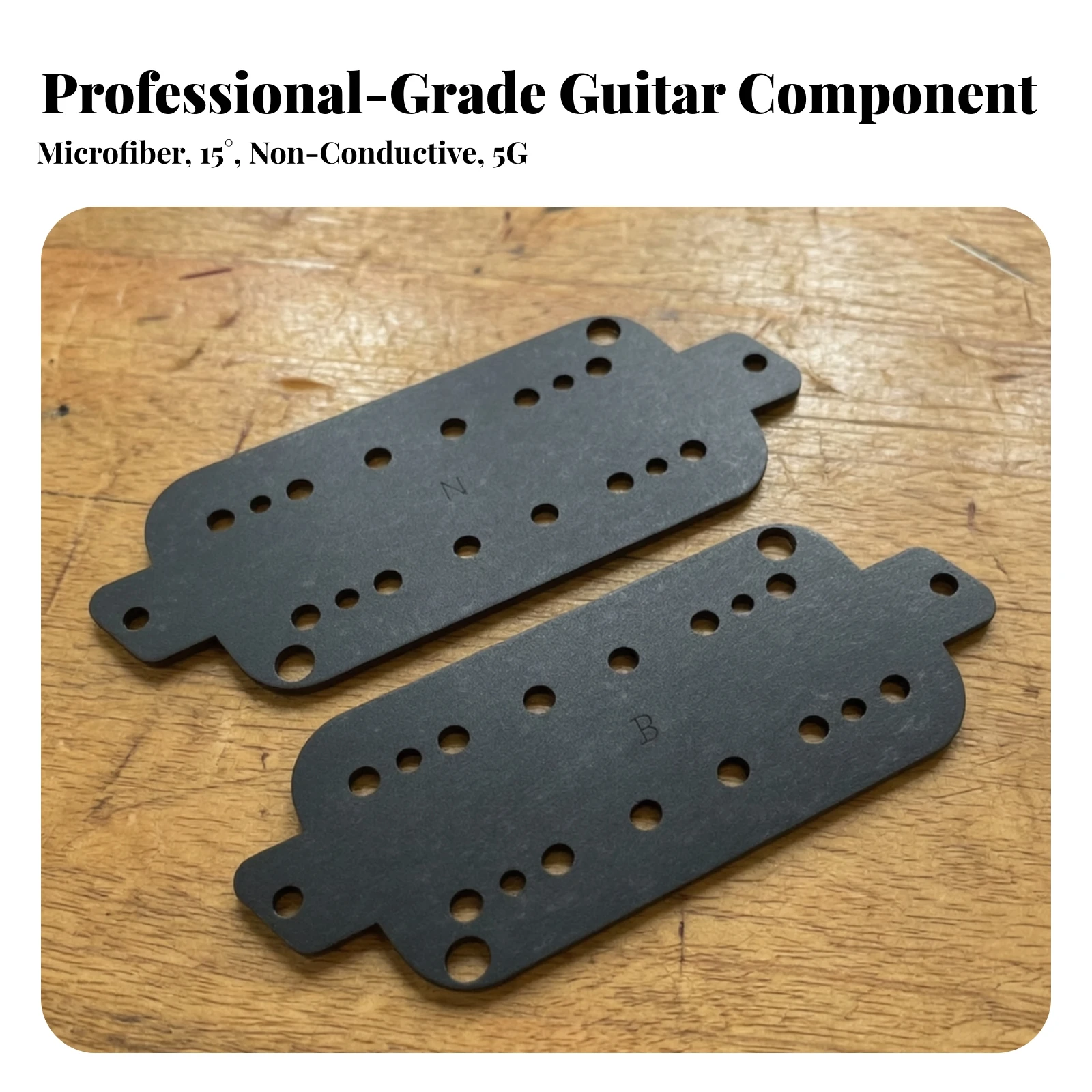 Guitar Pickup Base Plate Long-Lasting Pickup Base Plate Hardware Smooth Installation Reliable for Luthier, Custom Builds