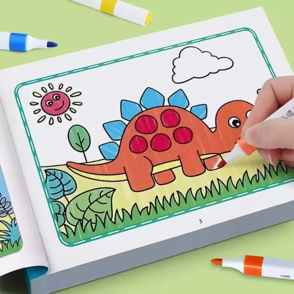 Early Education Toys Stick Figures Coloring Books Animals Graffiti Drawing Book Baby Drawing Toy Early Learning