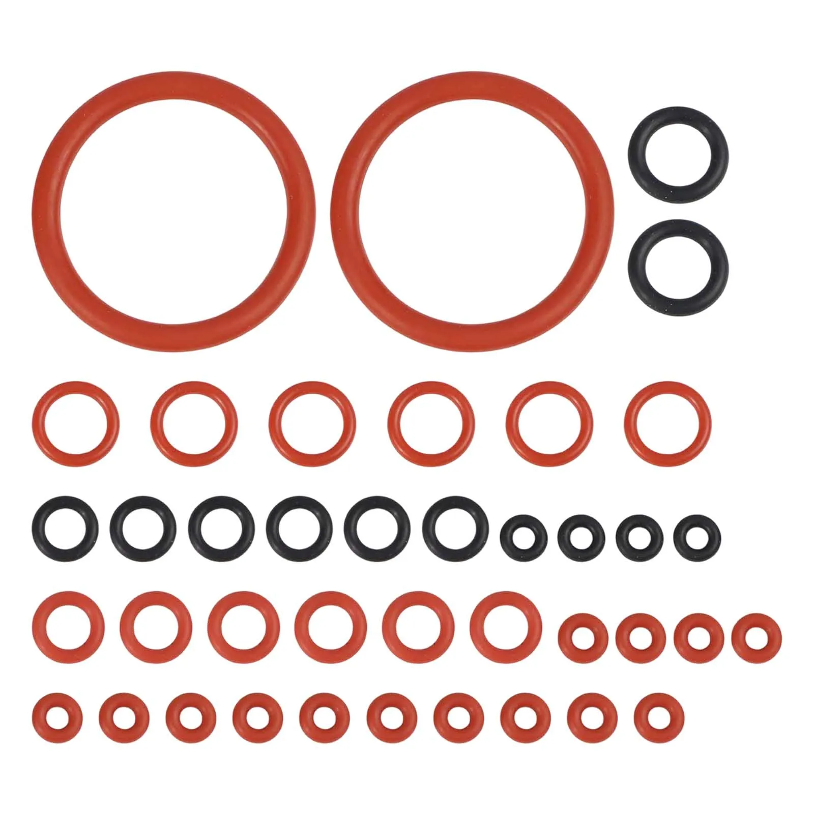 40PC Sealing O-rings Maintenance Kit Support Valve Steam Valve Coffee Machine O-Rings Seal Rings Silicone Gasket Mechanical Seal