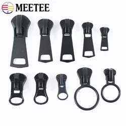 5/10Pcs 3# 5# 8# 10# 15# Zipper Sliders for Resin Zips Tape Replaceable Zippers Head Puller Jacket Coats Zip Repair Sewing Craft