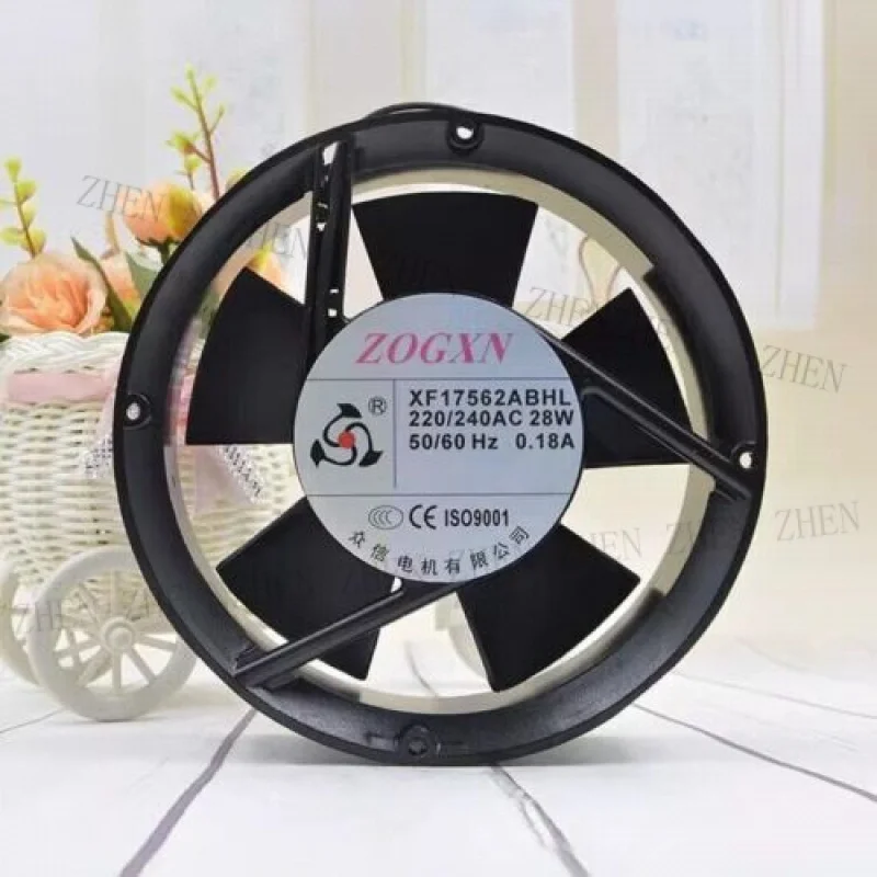 Y FOR  ZOGXN XF17562ABHL 220V-240AC 28W 17050 17CM Round Axial Exhaust Fan