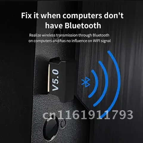 USB Bluetooth Adapter Dongle For Computer PC Mouse Keyboard TV headphone Aux Bluetooth 5.0 Speaker Music Receiver Transmitter