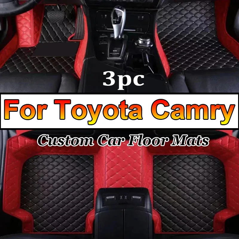 

Автомобильные коврики для Toyota Camry 2012-2017, 2013, 2014, 2015, 2016, индивидуальные автомобильные подкладки для ног, задняя крышка, аксессуары для интерьера