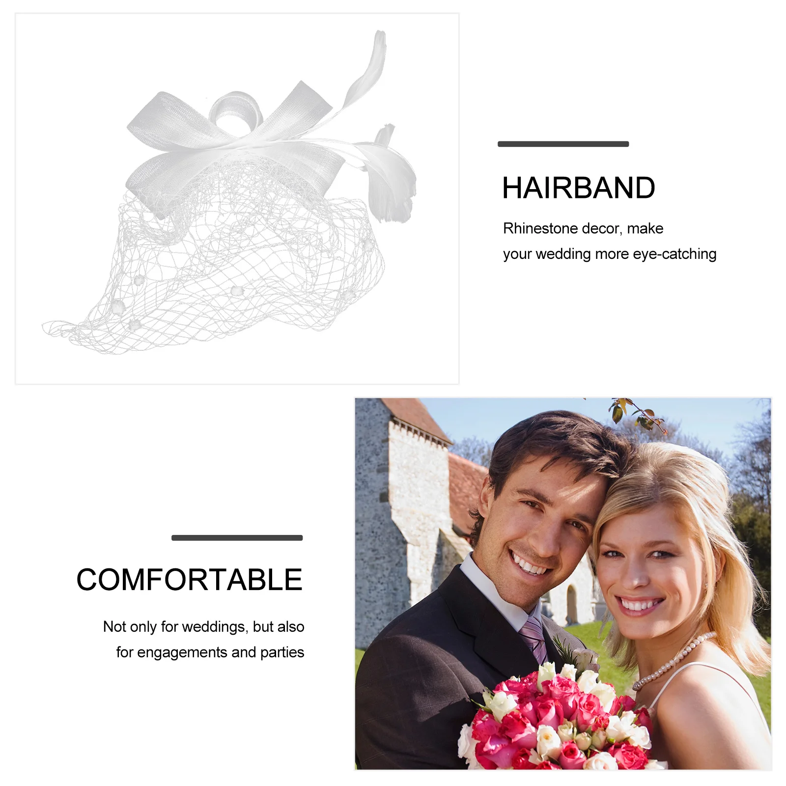 شبكة وجه الحجاب أنيقة خوذة الرجعية الزفاف الزفاف حفلة موسيقية غطاء الرأس ل تأثيري هالوين حفلة تنكرية الرقص الشعر #2