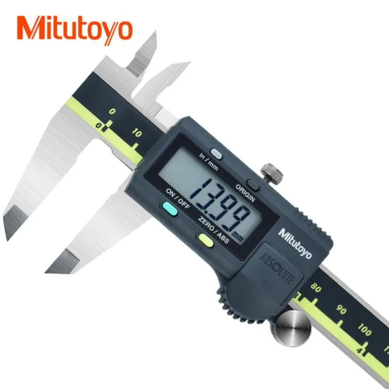 Pinças de Vernier Mitutoyo-lcd Digital Medição Eletrônica Aço Inoxidável 0150 mm 500-19620