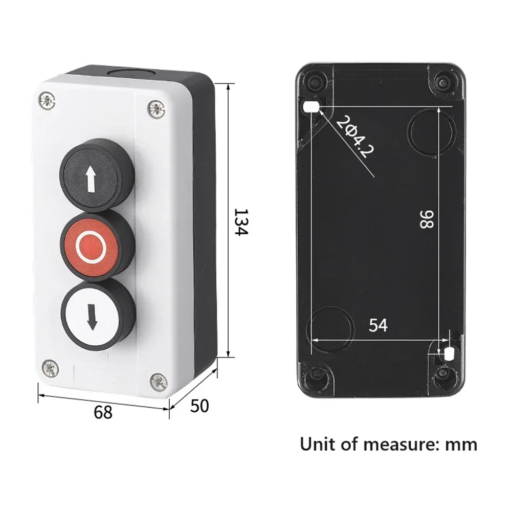 High Quality ABS CNC Pushbutton Switch Control Box Waterproof Pushbutton Indicator Urgent Stop Electrical Equipment