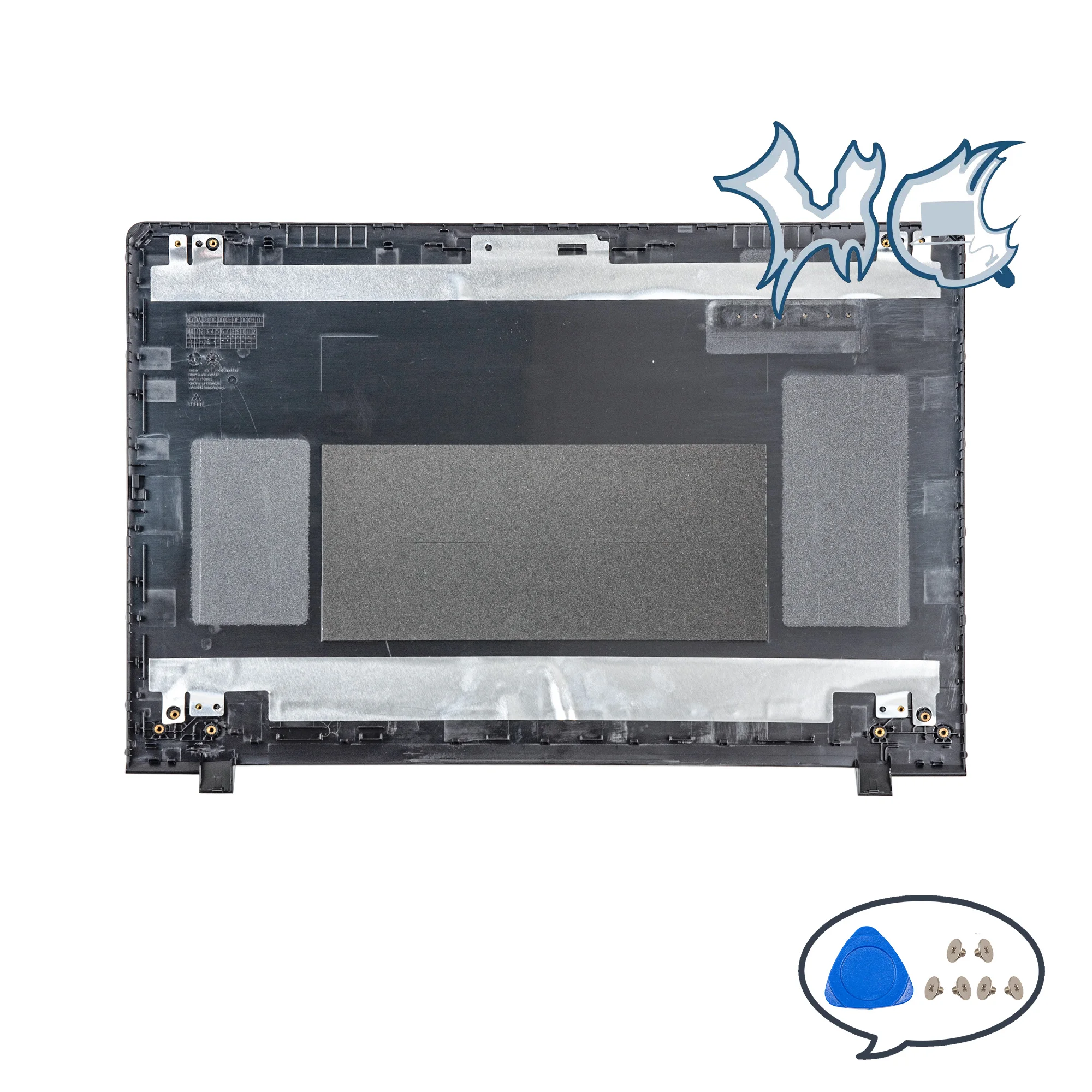 Części zamienne do Ideapad 110-15ISK 110-15IKB 310-15IKB: tylna obudowa LCD/ramka/zezdywki/podpórka na nadgarstki/dolna obudowa, czarna, do naprawy laptopa — zdjęcie 3