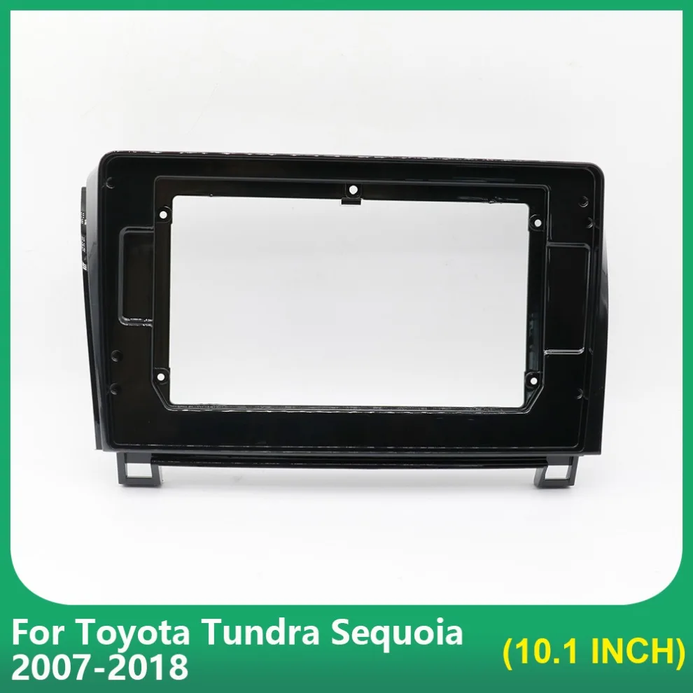 Car radio frame 10.1 Inch Fascia 2DIN Install Panel Dashboard For Toyota Tundra Sequoia 2007-2018