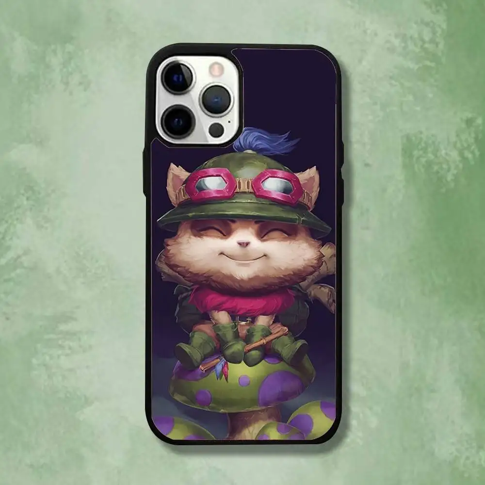 Game T-Teemo-os L-LOLS Phone Case For iPhone 16,15,14,13,12,11,Pro,Max,Plus,Mini,SE4,E Magnetic Magsafe Wireless Charging