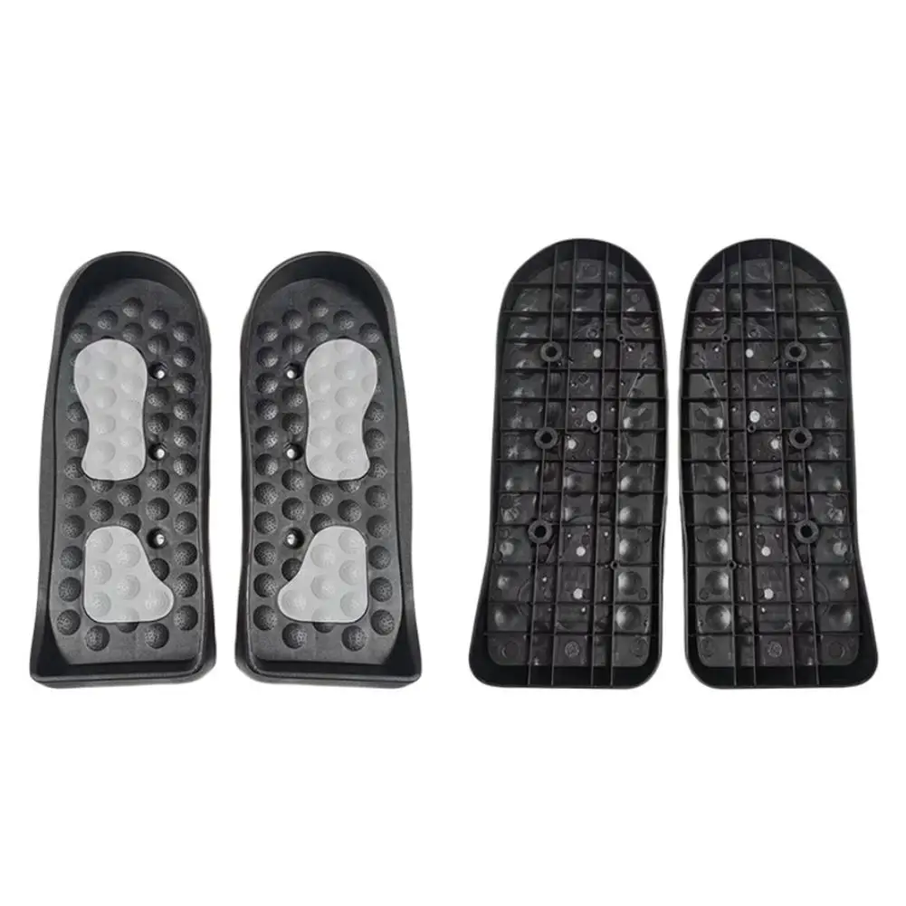 Fitness Machine Parts for elliptical Pedals Home Gym Replacement 3-hole Design Inner Diameter 8mm For 30*60mm Square Tube