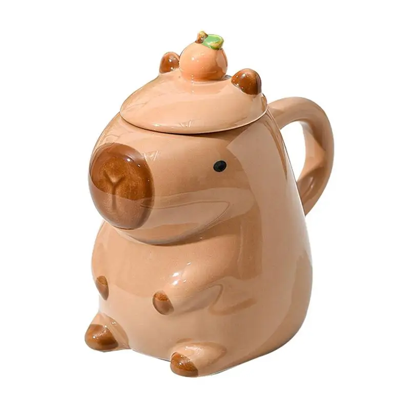 Novelty Capybara Mugs Cute 3D Non-Slip Animals Mug Capybara Mug Creative Coffee Cups Tea Cups For Coffee Milk Or Tea Birthday