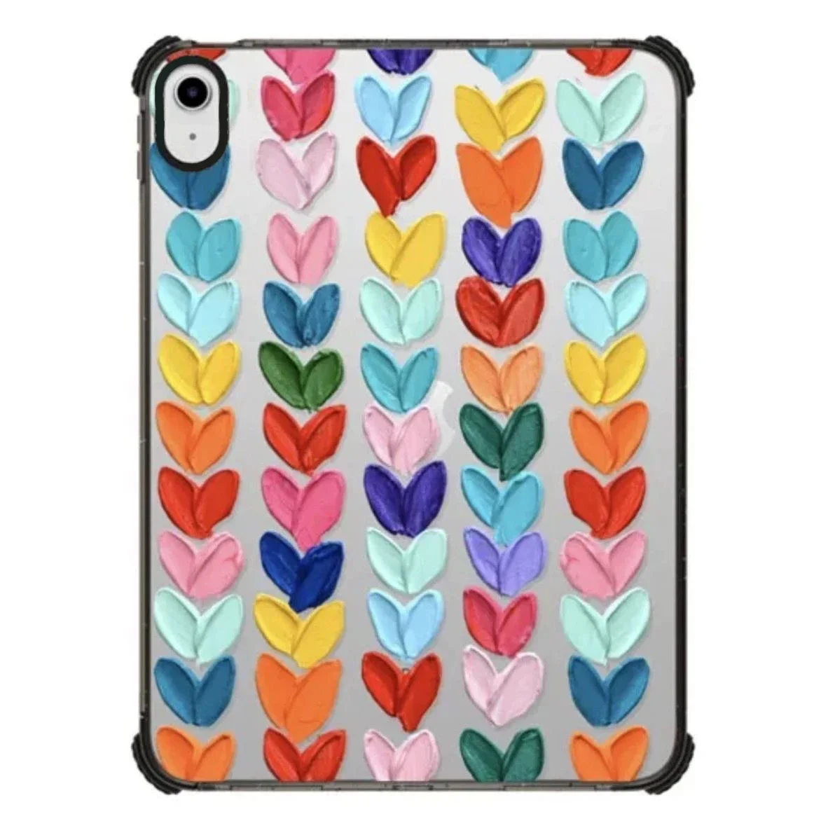 

Colorful Heart Acrylic iPad Cover for iPad Air 4 5 (10.9inch) iPad Pro 2020 2021 2022 (11inch 12.9inch) Protective Case