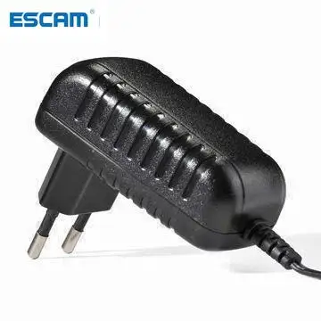 ESCAM CCTV Cámara Accesorios Adaptador de corriente AC 100V-240V 50/60Hz DC 12V 2A EU