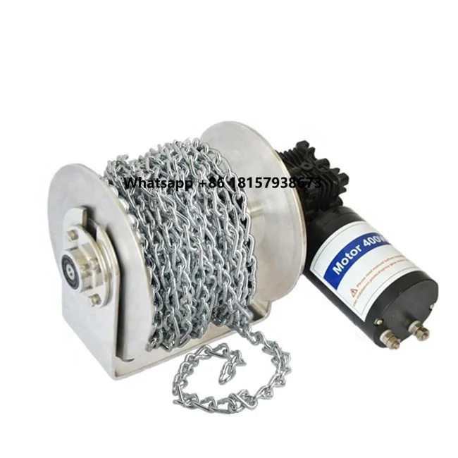 

400W 600W 1000W Drum Winch Mini 12V 24V Electric Winch for Ship Yacht Boat Accessories Other Marine Supplies