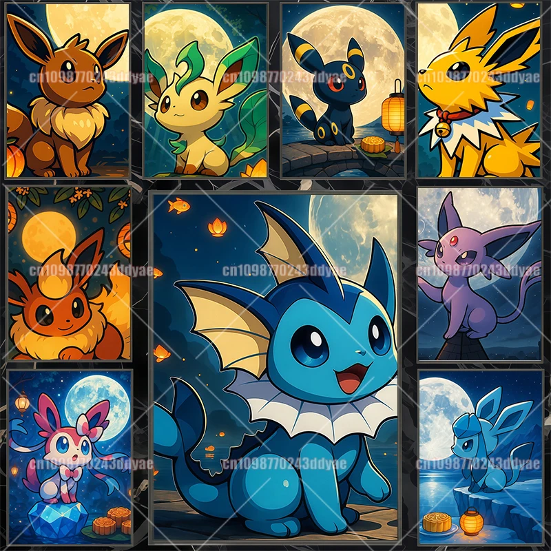 poster-de-desenho-animado-pokemon-pikachu-gengar-charizard-pintura-de-personagens-de-animacao-decoracao-de-parede-brinquedo-infantil