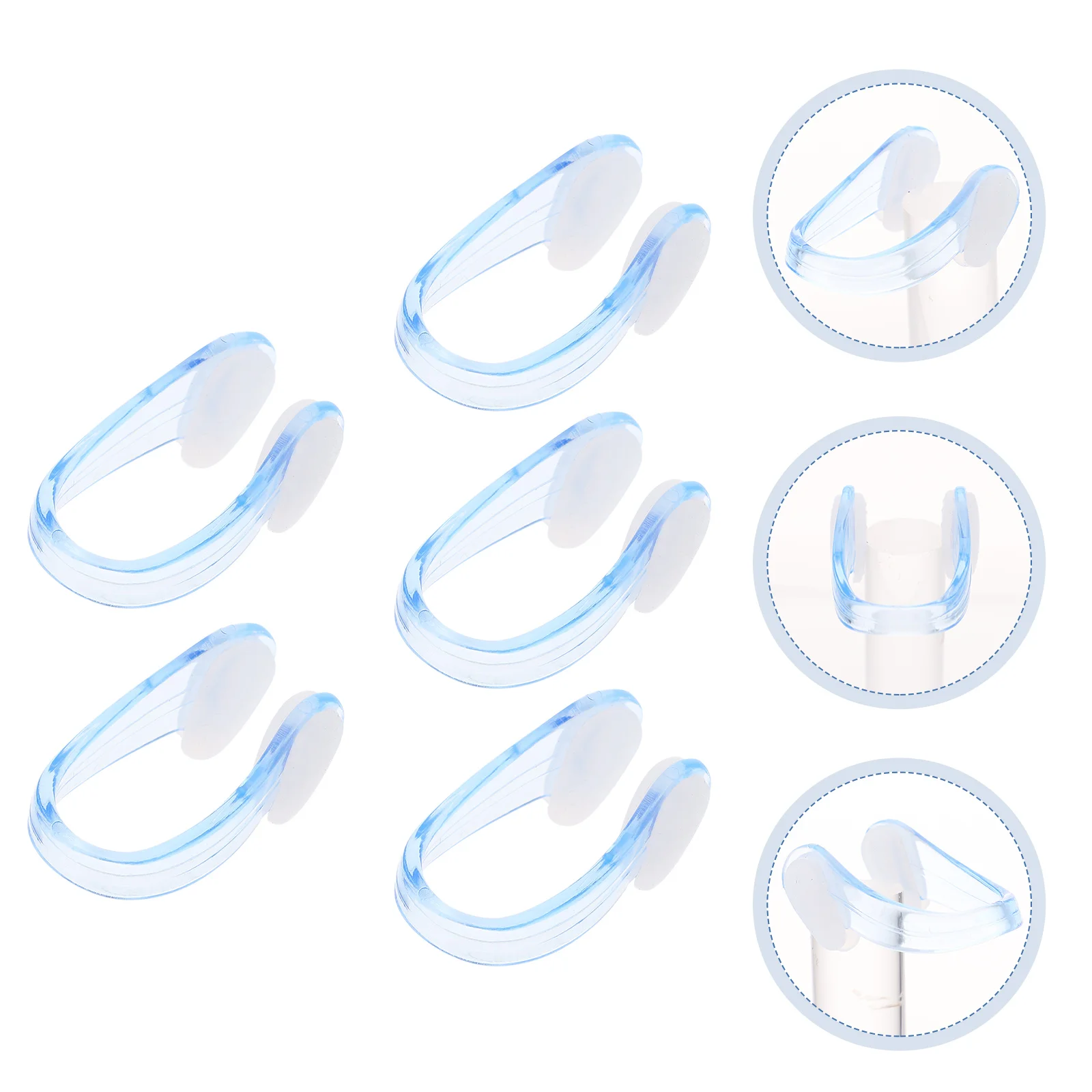 

5 Boxes Anti-Choking Clip For Skin-Friendly Wear-Resistant Sturdy Swimmer Accessory Water Plug Adult Professional Swimming Plugs