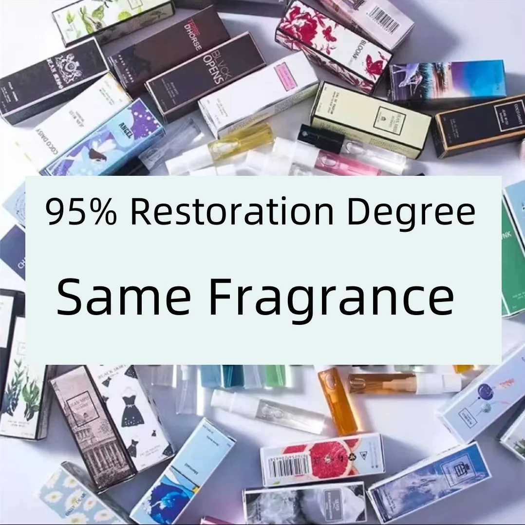 Conjunto de Perfume Mini Tamanho de Viagem 3ml para Mulheres e Homens, Fragrância Unissex, Eau De Toilette, Presente para Ela e Ele, Spray Corporal Desodorante