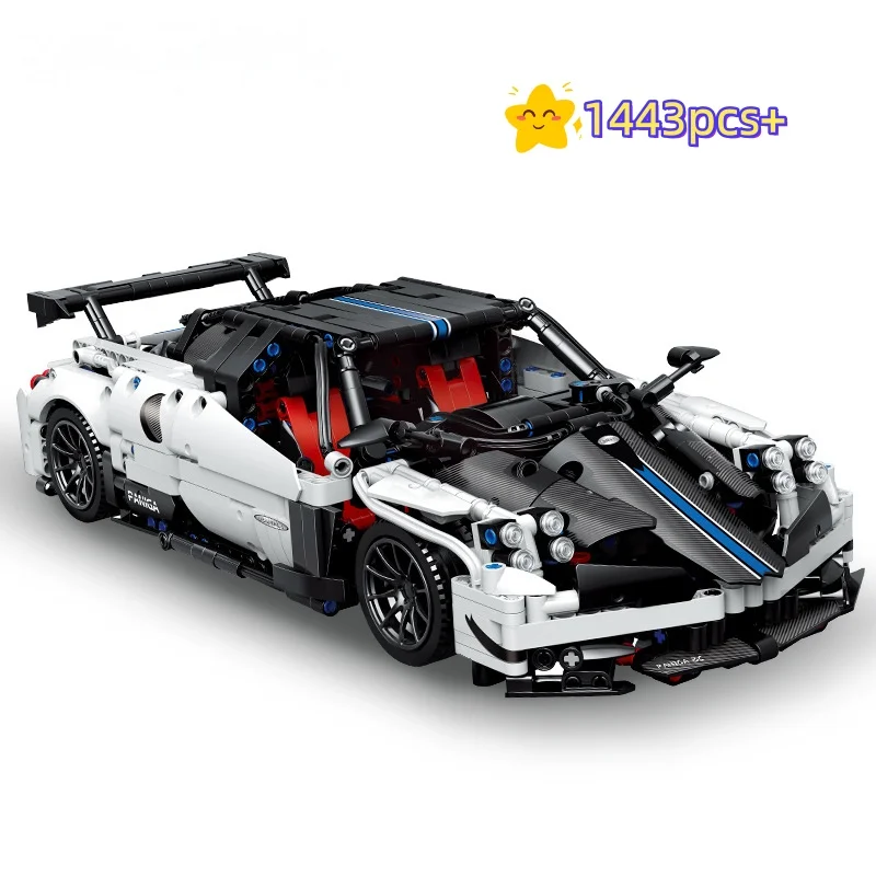 

1443PCS Technical DIY Creative Sport Car Building Blocks Model Collection Gifts MOC Assemble Vehicle Bricks Toys For Adult Boys