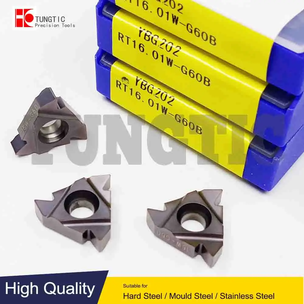 

RT16.01W-G60B YBG202 Milling Cutter CNC Tool Lathe Machining Tools Lathe Cutting Tool Metal Turning Tools Inserts RT16.01W G60B