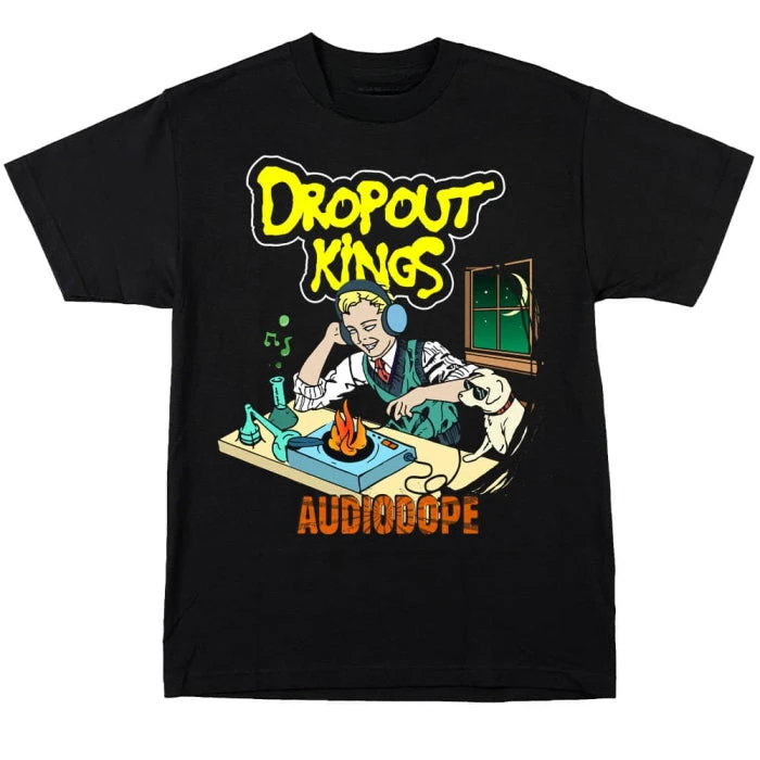 Dropout Kings Dropout Kings Band T-Shirt 100% Cotton Graphic Tee Men Women Summer Streetwear Top