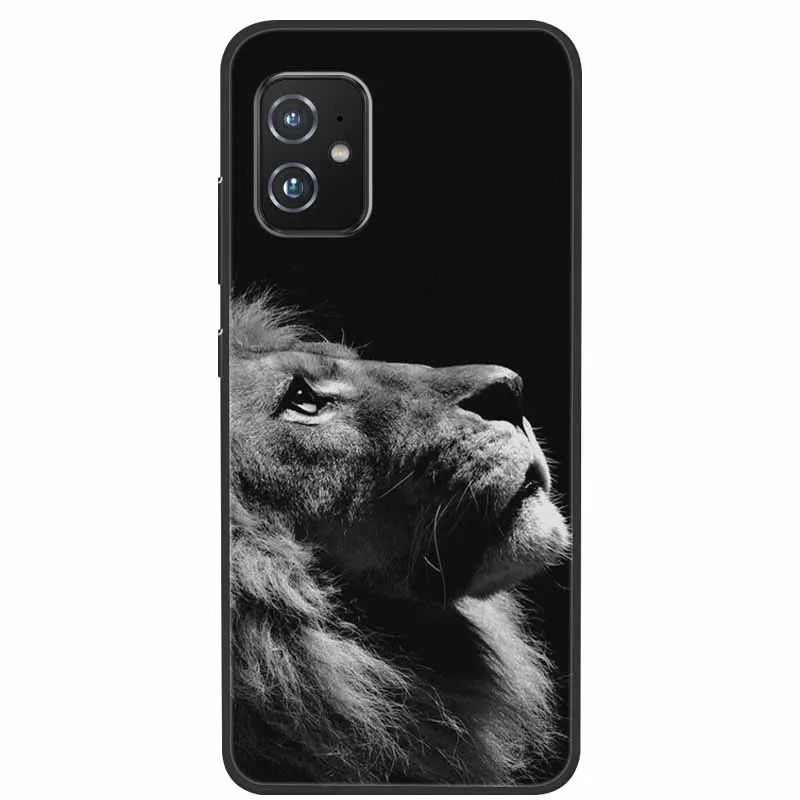 For Asus Zenfone 8 ZS590KS Phone Case Black Silicone Soft Back Cover Case For Asus Zenfone 8 Case Zenfone8 5.9\