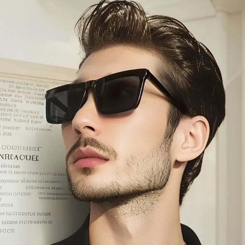 

New Sunglasses Men's Driving Anti-UV Sunglasses Ladies Square Sun Glasses UV400 Gafas De Sol