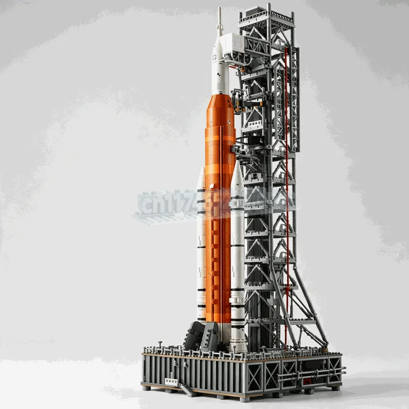 3601Pcs Space Launch Rocket Building Blocks Exploration Vehicle With Tower Model DIY Assembly Toy Creative Popular Display Gift