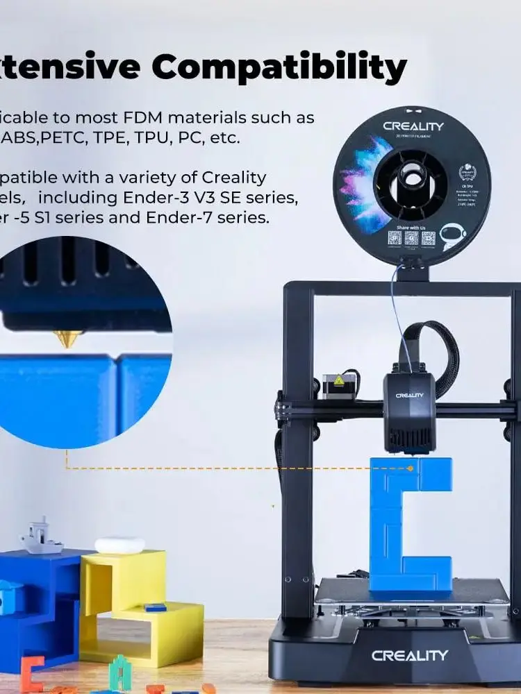 Creality Ender 3 V3 SE Düsensatz, hochtemperaturbeständige Extruderdüsen mit Silikonabdeckung für Ender 5 S1/Ender 7 – Detail 6