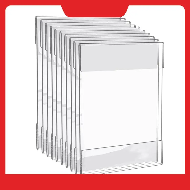 porta-cartelli-da-10-pezzi-con-nastro-adesivo-biadesivo-85x11-pollici-acrilico-trasparente-per-cartello-da-parete-memo-documenti-menu-display