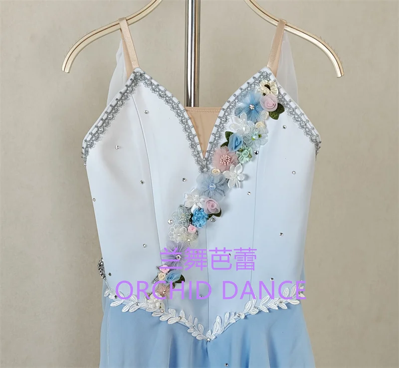 BT01650 Professional Custom Size Custom Color Kids Girls Adult The Talisman Performance Wear  Blue Ballet Lyrical Cupid Dress