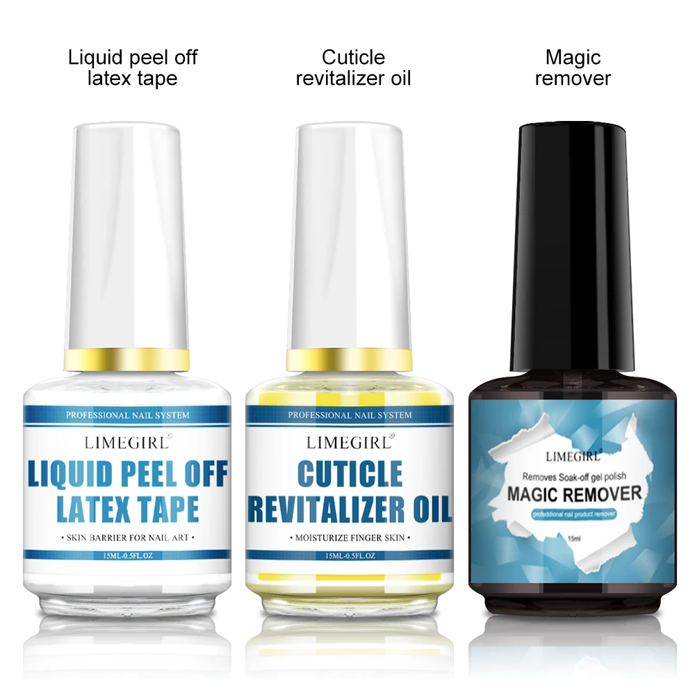 Conjunto de cuidados com unhas com amaciante cutícula morta, óleo nutritivo, rápido removedor de esmalte, adequado para iniciantes, kit de ferramentas