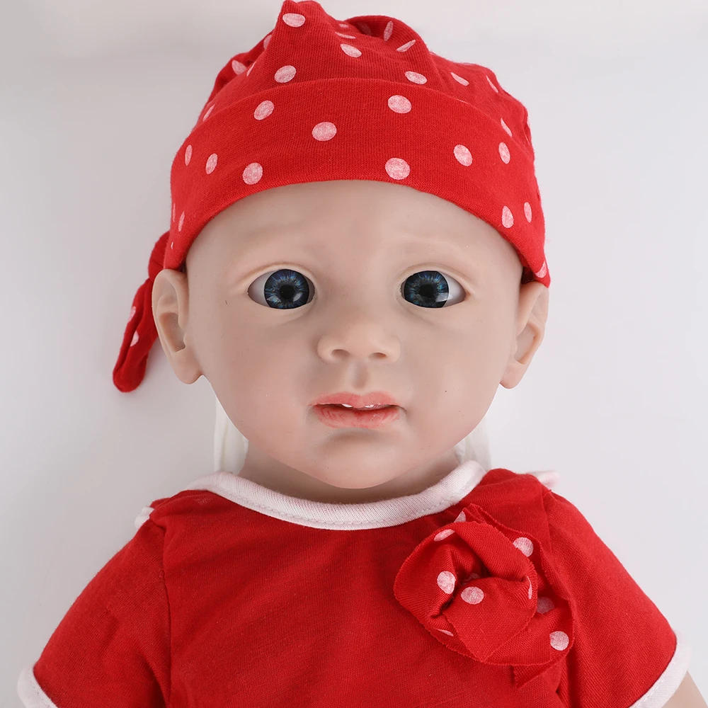 

Original IVITA WG1518 50cm 4960g Full Body Soft Silicone Reborn Realistic Blue Eyes Baby Dolls Lifelike Kids Toys for Girls Gift