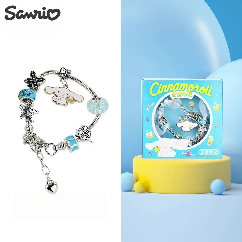 1 Stück Cinnamoroll Melody Kuromi Kawaii Süße Cartoon Anime Damen Trendige Perlenkette Accessoires Party Deko – Detail 15