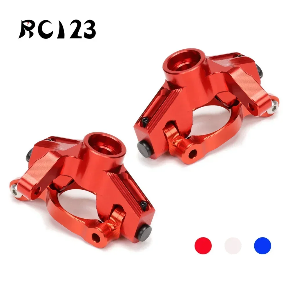 Front C Hubs Caster Block Knuckle Arms Steering Spindle LOS234013 LOS234012 for RC Team Losi Rock Rey Desert Truck Accesorios