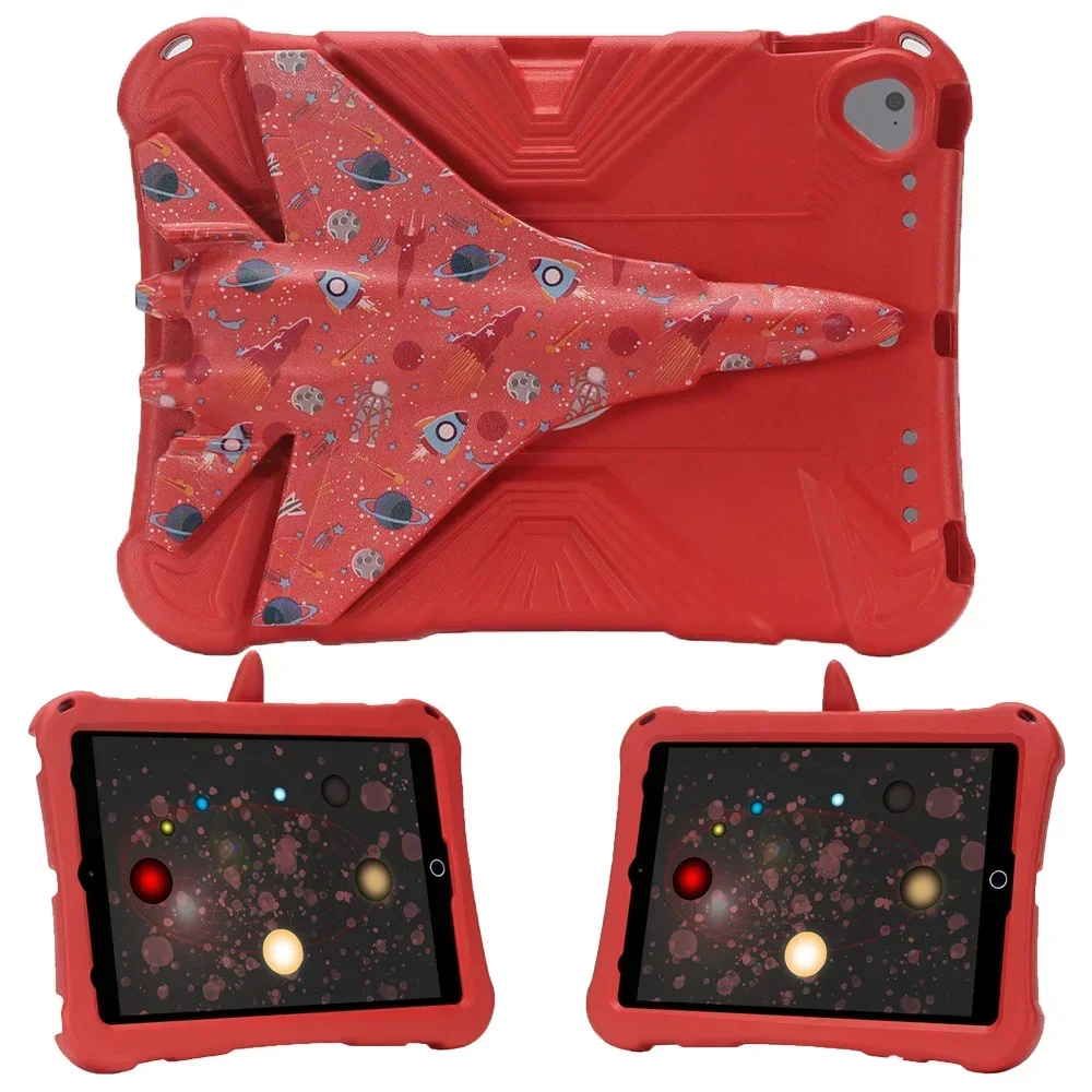 เคส6th 5th iPad 9.7นิ้วฝาครอบขาตั้งกันกระแทก EVA สำหรับ iPad air/ Air 2 9.7นิ้วเครื่องบินหมุนสำหรับ iPad 2017เคส2018