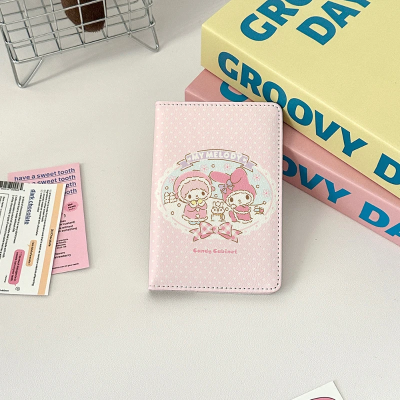 hello kitty Sanrio my melody Melody passport card holder female protective cover document storage bag holder luxury passport