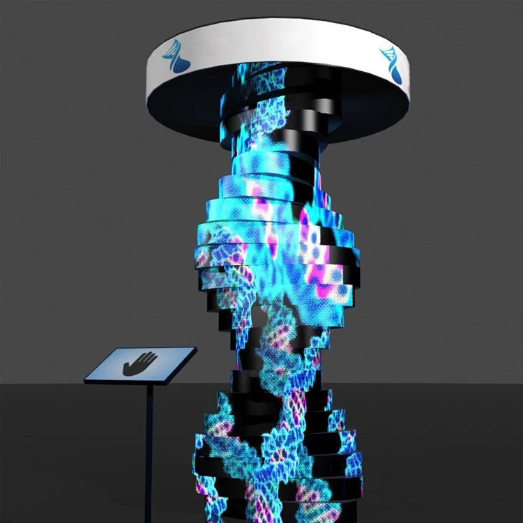 Sign Advertising Foldable Flexible Glass Display Film Video Transparent Led Screen