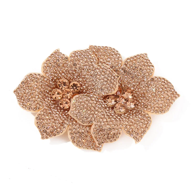 

Luxury Rhinestone Flower Applique Set Shiny Fabric Corsage for Women's Clothing & Birthday Gifts | Premium Applique Fabrics