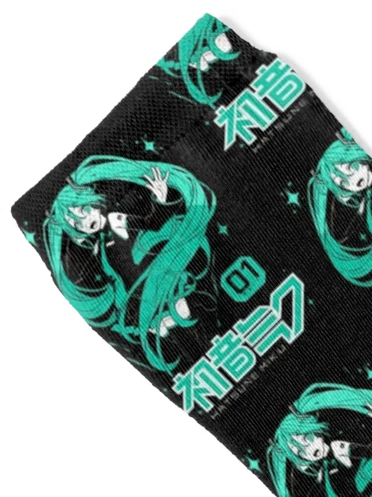 Hatsune Miku Anime Girl Kawaii Project Socks compression christmas gift christmas stocking cartoon Socks For Women Men's