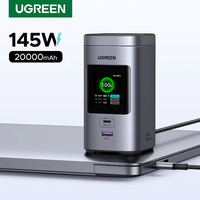 UGREEN 145W 20000mAh Power Bank Qi2 15W Magnetic Wireless Powerbank Station PD3.1 External Battery for Laptop 100W Fast Charge